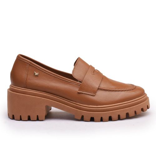 Mocassim Tratorado Viena Monopólio em Couro Carmel... - MONOPÓLIO SHOES 