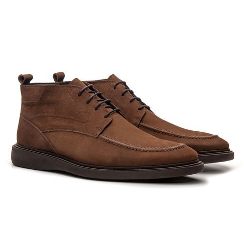 Bota Oliver em Couro Nobuck Avelã - Balder