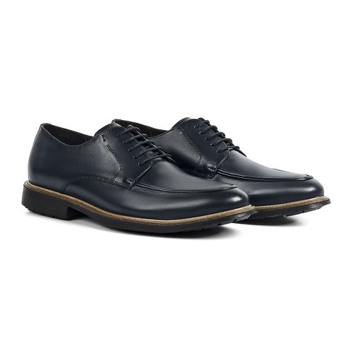 Sapato Masculino Derby Mold Marinho - SMDM-250 - Faway - Handmade Shoes