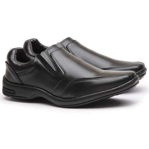 Sapato Social Masculino em Elástico Preto - FRANSHOES