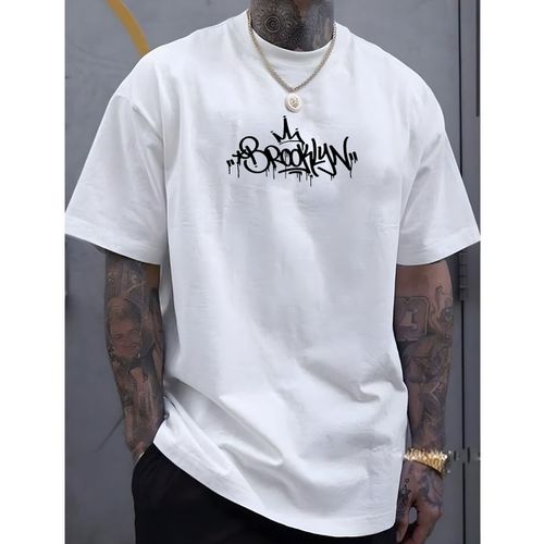 Camiseta Masculina Franshoes Casual 100% Algodão B... - FRANSHOES