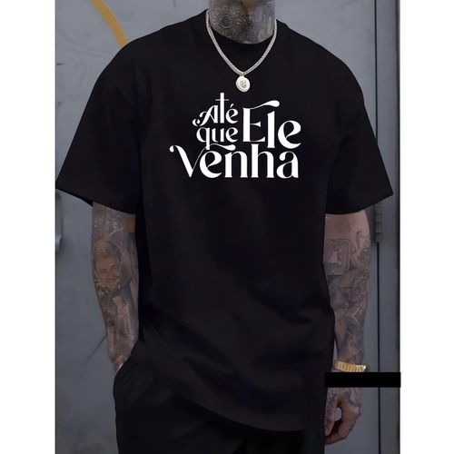 Camiseta Masculina Franshoes Casual 100% Algodão A... - FRANSHOES