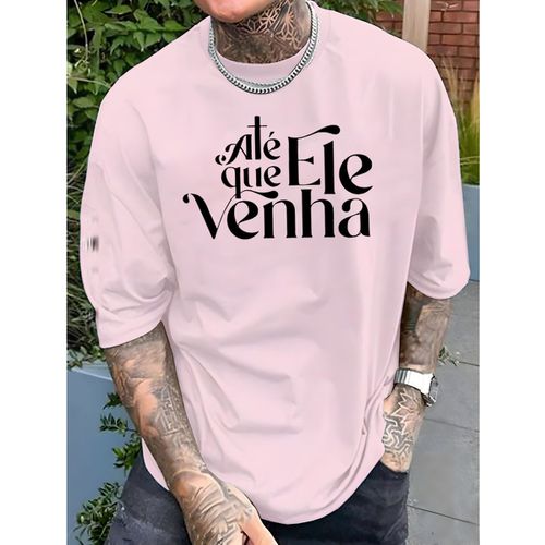 Camiseta Masculina Franshoes Casual 100% Algodão A... - FRANSHOES