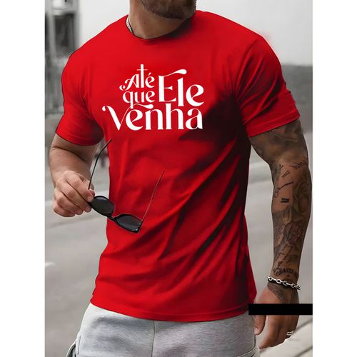 Camiseta Masculina Franshoes Casual 100% Algodão A... - FRANSHOES