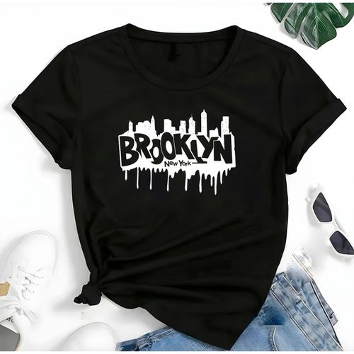 T- Shirt Feminina Franshoes 100% Algodão Camiseta ... - FRANSHOES