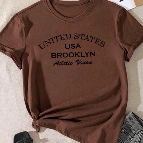 T- Shirt Feminina Franshoes 100% Algodão Camiseta ... - FRANSHOES