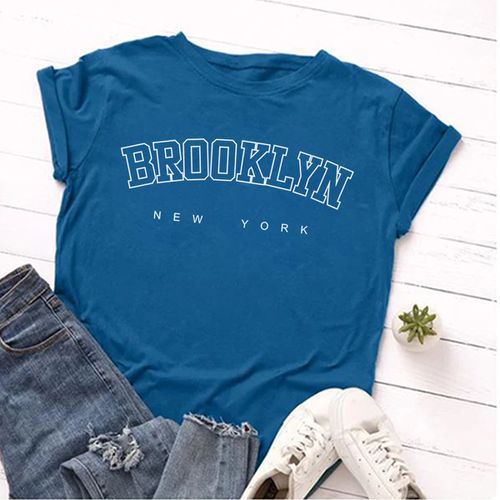 T- Shirt Feminina Franshoes 100% Algodão Camiseta ... - FRANSHOES