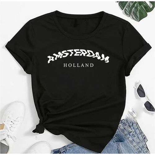 T- Shirt Feminina Franshoes 100% Algodão Camiseta ... - FRANSHOES