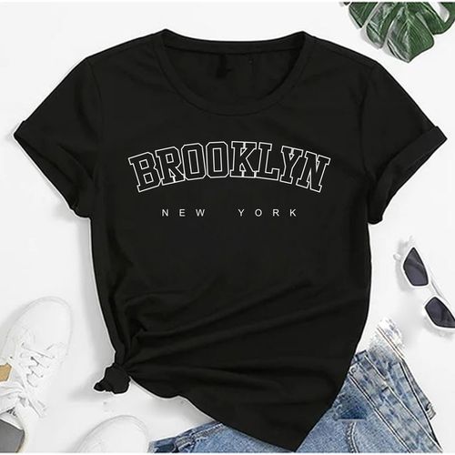 T- Shirt Feminina Franshoes 100% Algodão Camiseta ... - FRANSHOES