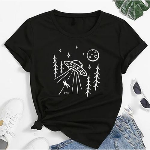 T- Shirt Feminina Franshoes 100% Algodão Camiseta ... - FRANSHOES