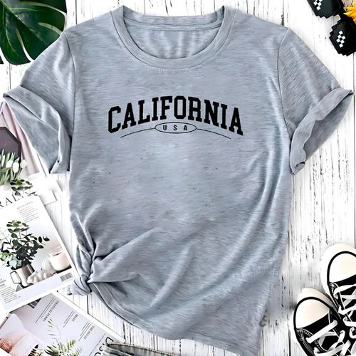 T- Shirt Feminina Franshoes 100% Algodão Camiseta ... - FRANSHOES
