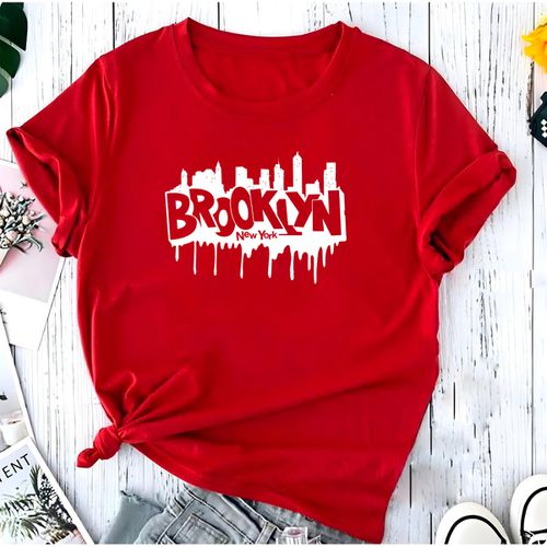 T- Shirt Feminina Franshoes 100% Algodão Camiseta ... - FRANSHOES