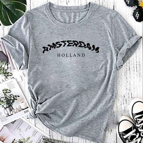 T- Shirt Feminina Franshoes 100% Algodão Camiseta ... - FRANSHOES