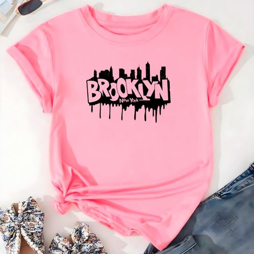 T- Shirt Feminina Franshoes 100% Algodão Camiseta ... - FRANSHOES