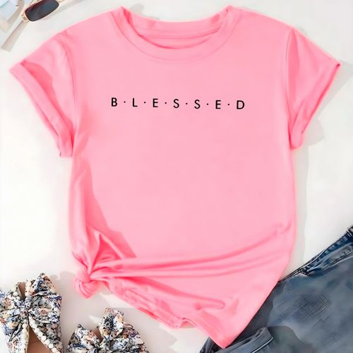 T- Shirt Feminina Franshoes 100% Algodão Camiseta ... - FRANSHOES