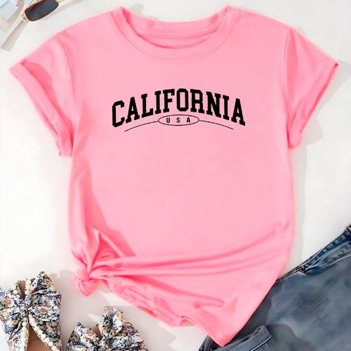 T- Shirt Feminina Franshoes 100% Algodão Camiseta ... - FRANSHOES