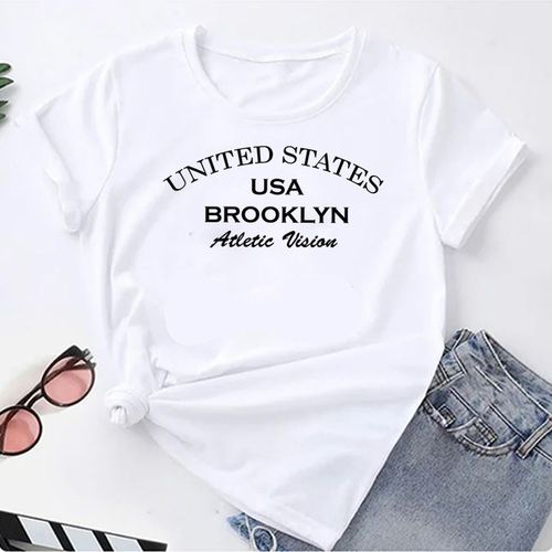 T- Shirt Feminina Frashoes 100% Algodão Camiseta B... - FRANSHOES