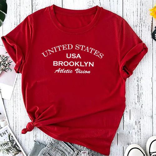 T- Shirt Feminina Franshoes 100% Algodão Camiseta ... - FRANSHOES