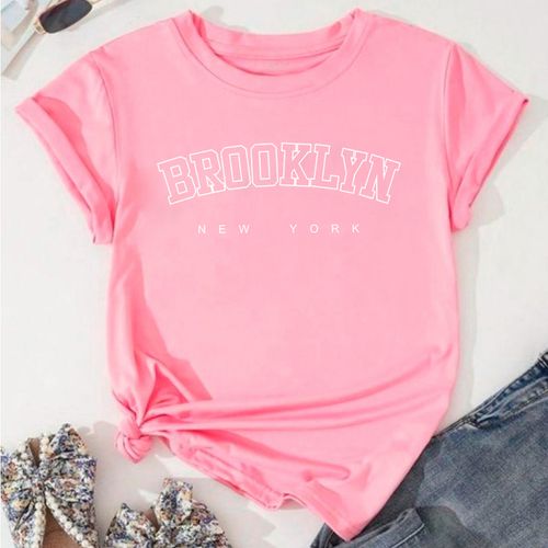 T- Shirt Feminina Franshoes 100% Algodão Camiseta ... - FRANSHOES