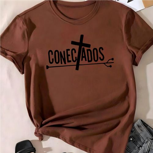 T- Shirt Feminina Franshoes 100% Algodão Camiseta ... - FRANSHOES