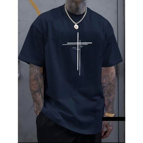 Camiseta Masculina Franshoes Casual 100% Algodão C... - FRANSHOES