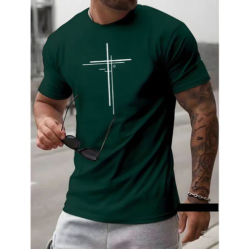 Camiseta Masculina Franshoes Casual 100% Algodão C... - FRANSHOES