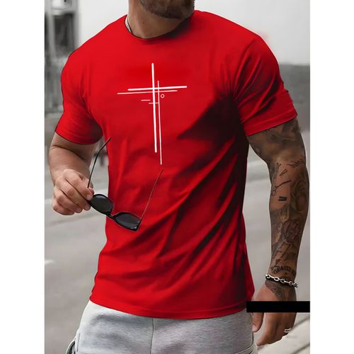 Camiseta Masculina Franshoes Casual 100% Algodão C... - FRANSHOES