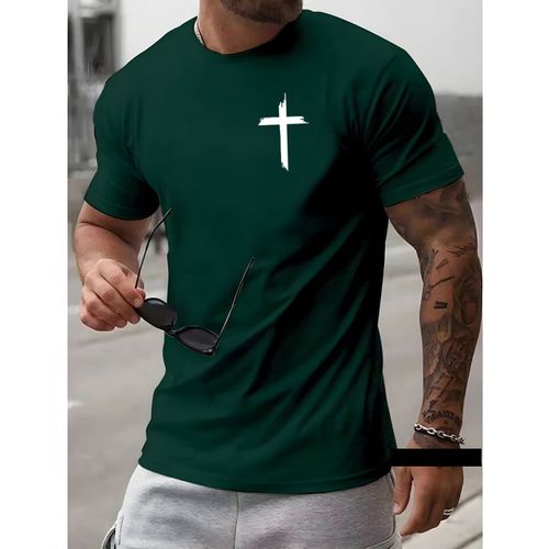 Camiseta Masculina Franshoes Casual 100% Algodão C... - FRANSHOES