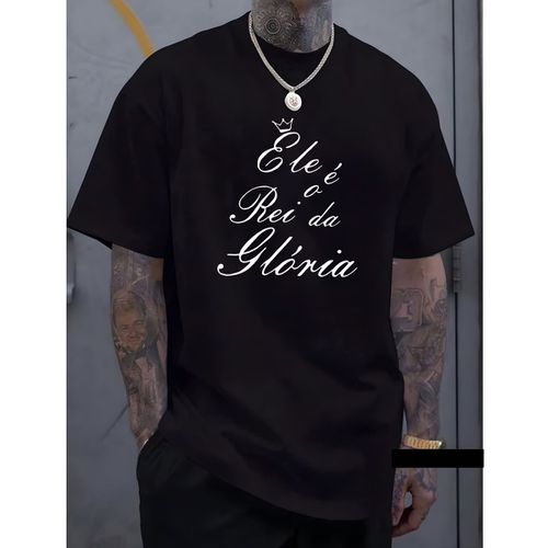 Camiseta Masculina Franshoes Casual 100% Algodão E... - FRANSHOES