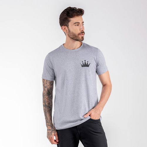 Camiseta Masculina Franshoes Casual 100% Algodão C... - FRANSHOES