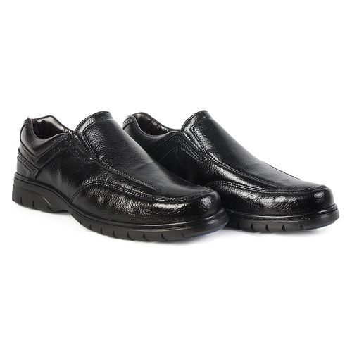 Sapato Social Masculino em Elástico Breath - Preto - FRANSHOES