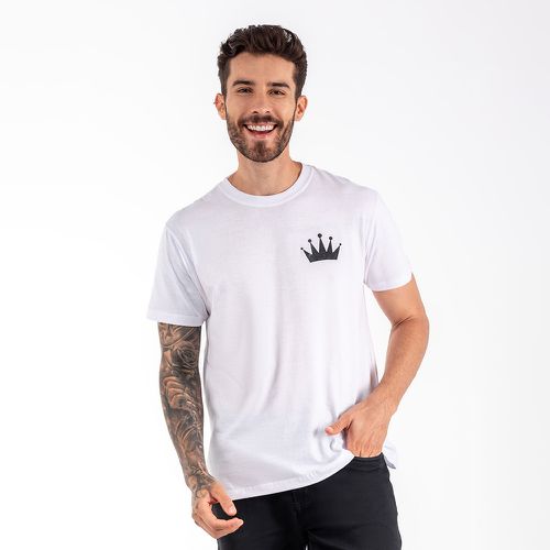 Camiseta Masculina Franshoes Casual 100% Algodão C... - FRANSHOES