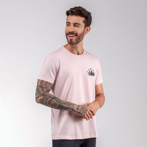 Camiseta Masculina Franshoes Casual 100% Algodão C... - FRANSHOES