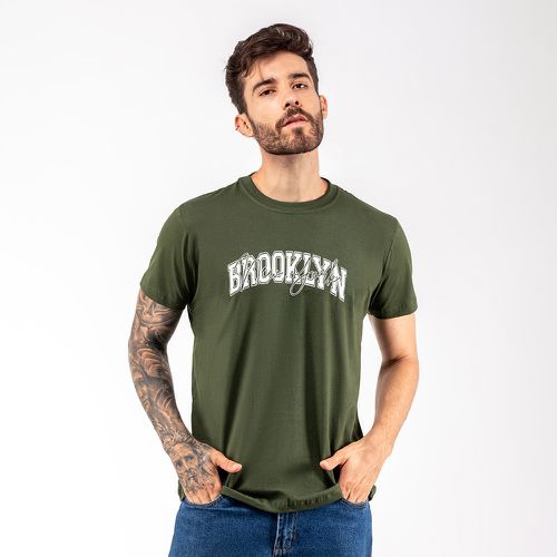 Camiseta Masculina Franshoes Casual 100% Algodão B... - FRANSHOES