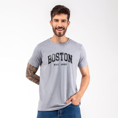 Camiseta Masculina Franshoes Casual 100% Algodão B... - FRANSHOES