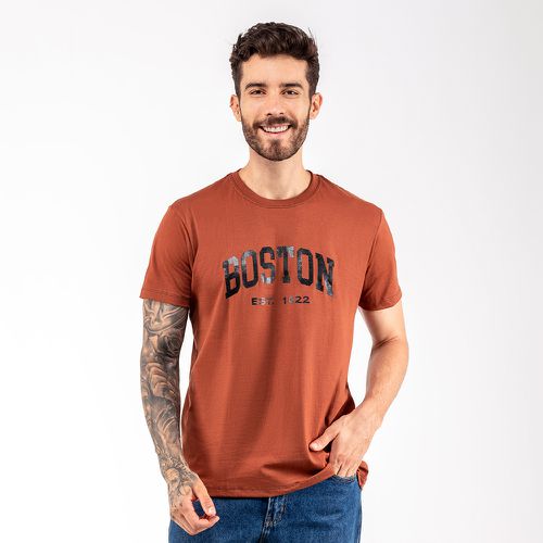 Camiseta Masculina Franshoes Casual 100% Algodão B... - FRANSHOES