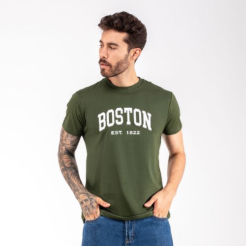 Camiseta Masculina Franshoes Casual 100% Algodão B... - FRANSHOES