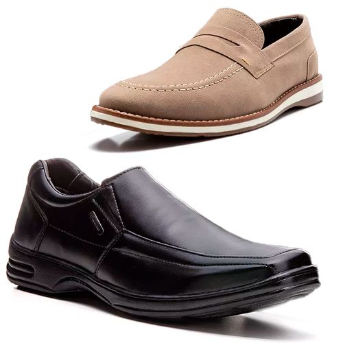 Kit 2 pares Sapatênis Masculino Franshoes Derby e ... - FRANSHOES