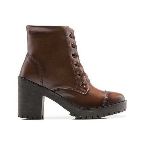 Coturno Valentina com Atacador - Capuccino - FRANSHOES