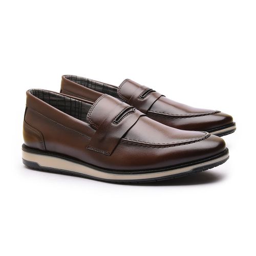 Sapatênis Casual Dubai Franshoes Masculino - Capuccino 