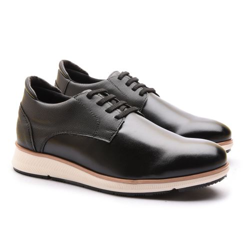 Sapatênis Casual Masculino Taurus Franshoes Preto - FRANSHOES