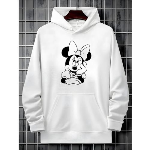 Moletom Franshoes Casual Minnie Branco - FRANSHOES