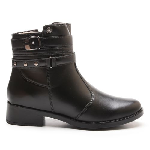 Bota Feminina Franshoes Melissa Cano Curto com Det... - FRANSHOES