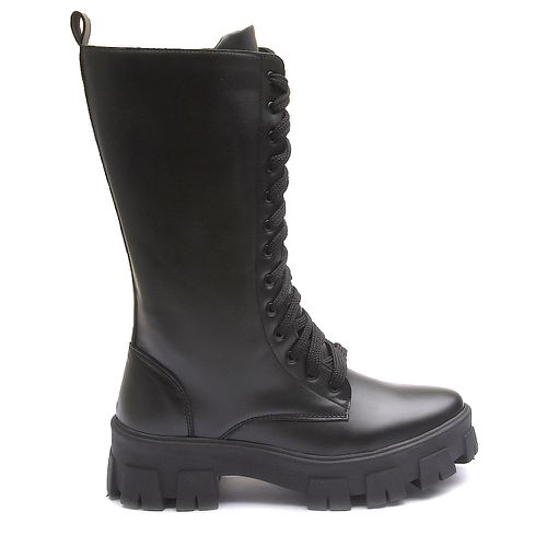 Bota Franshoes Montaria Feminino com Atacador Pret - FRANSHOES