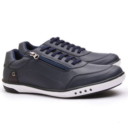 Sapatenis Casual Masculino Calce Facil Franshoes C... - FRANSHOES