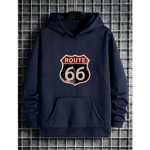 Moletom Franshoes Casual Route 66 Azul Marinho - FRANSHOES