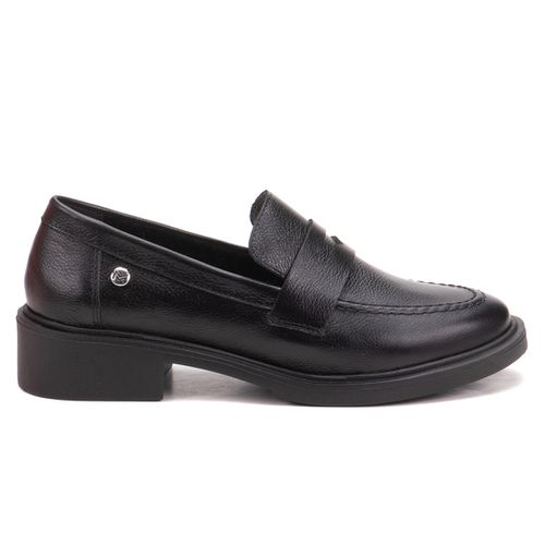 Mocassim Kezia em couro Preto/Preto - 150001M-4134 - USEIMBALI