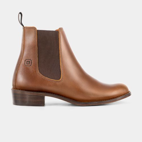 Bota feminina Chelsea Duquesa Caramelo