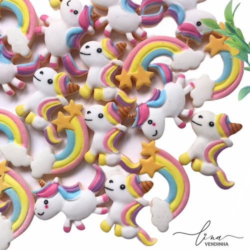 Unicornio/Arco-íris Resinas (2 Uni.) - VENDINHA LINA
