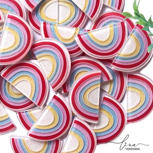 Arco-íris Acrílico Glitter (2Uni.) - VENDINHA LINA